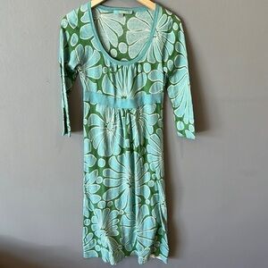 BODEN SMART KNITTED DRESS ~ 4L~ FLORAL PATTERN‎